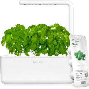 Smart Indoor Herb Garden Kit – Self-Watering Planter with LED Grow Light
